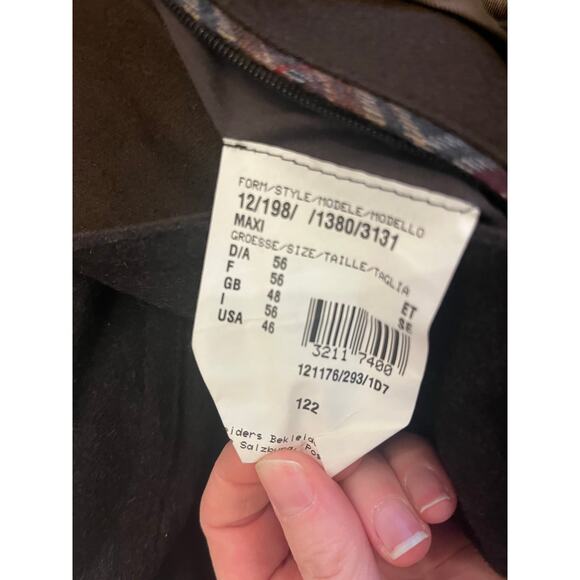 Schneider of Salzburg Virgin Wool Cashmere Coat 46 - Picture 7 of 10